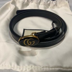 Gucci Black Belt